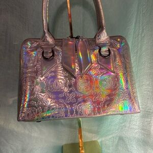 Sharif Iridescent Satchel Bag